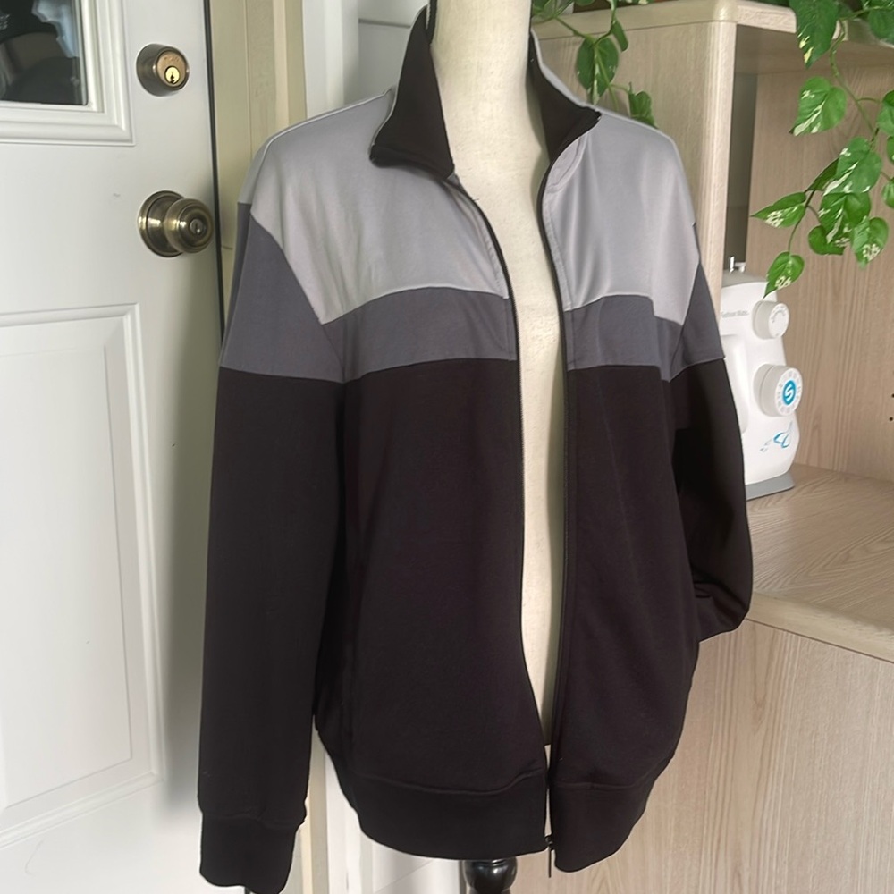 Structure Women’s Track/Athletic Color Block Design 90's Jacket Size Large - Picture 15 of 15